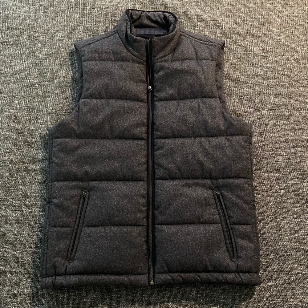 Joseph Abboud Gray Quilted Vest